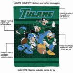 tulane green wave three musketeers green blanket best selling