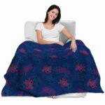 tulsa golden hurricane diehard fans blue blanket best selling