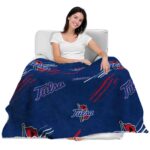 tulsa golden hurricane fan spirit blue blanket best selling