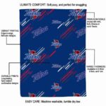 tulsa golden hurricane fan spirit blue blanket best selling