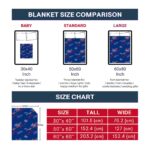 tulsa golden hurricane fan spirit blue blanket best selling