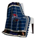 tulsa golden hurricane football field blue blanket top rated