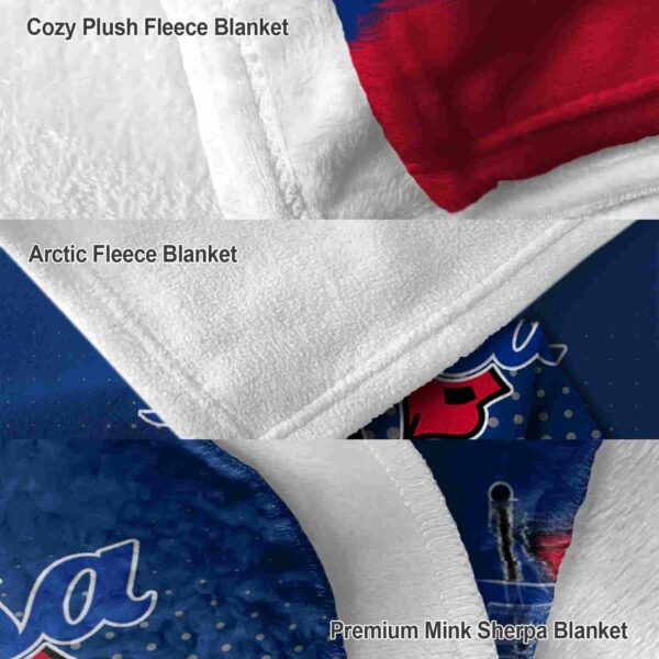 tulsa golden hurricane gradient dots blue blanket premium grade