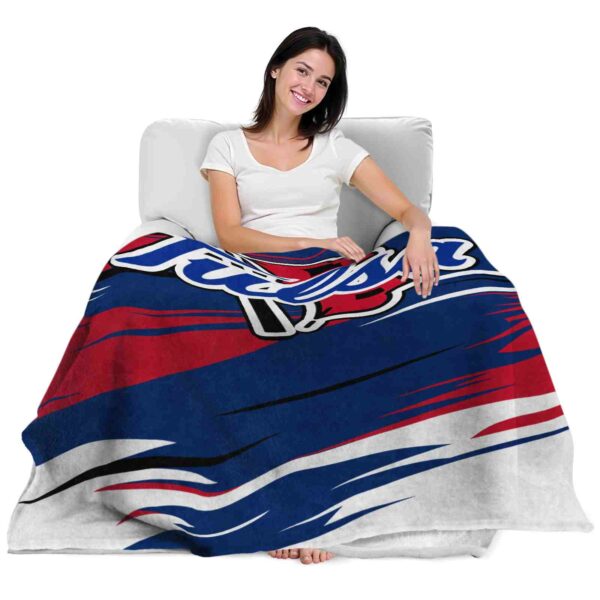 tulsa golden hurricane paint streaks blue white blanket latest model