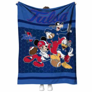 tulsa golden hurricane three musketeers blue blanket best selling