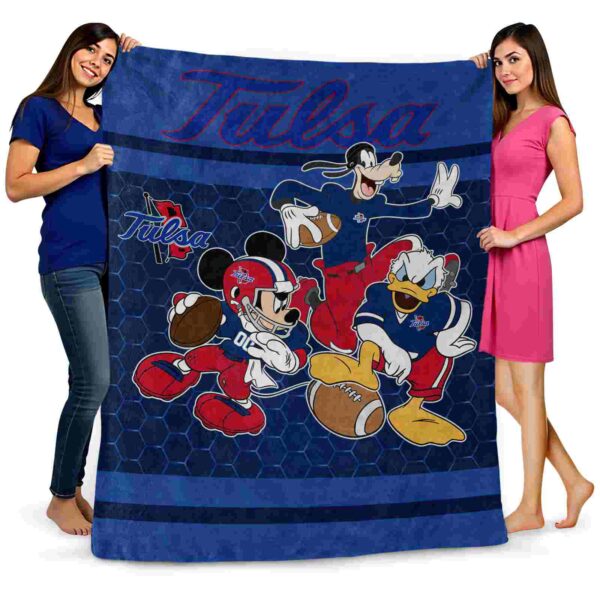 tulsa golden hurricane three musketeers blue blanket fashion forward