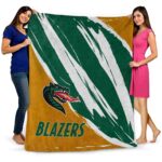 uab blazers brushstrokes green white blanket fashion forward