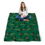uab blazers diehard fans green blanket best selling
