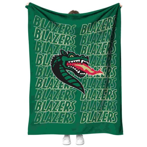 uab blazers fan pride green blanket best selling