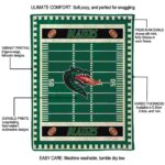 uab blazers football field green blanket best selling