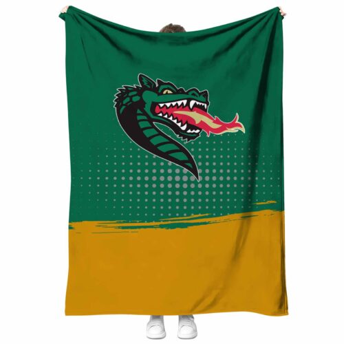 uab blazers gradient dots green blanket best selling