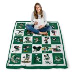 uab blazers mickey minnie green white blanket best selling