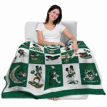 uab blazers mickey minnie green white blanket best selling