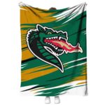 uab blazers paint streaks green white blanket best selling