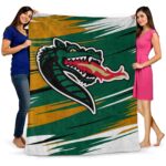 uab blazers paint streaks green white blanket best selling
