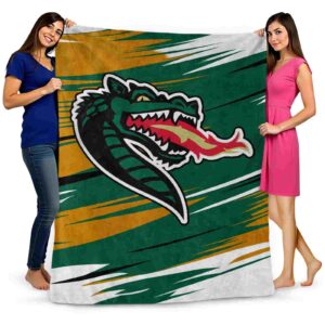 uab blazers paint streaks green white blanket fashion forward