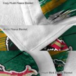 uab blazers paint streaks green white blanket best selling