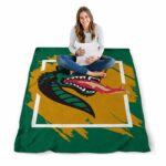 uab blazers splatter effect green blanket best selling