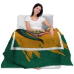 uab blazers splatter effect green blanket best selling