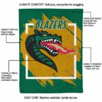 uab blazers splatter effect green blanket best selling