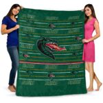 uab blazers striped pattern green blanket best selling