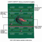uab blazers striped pattern green blanket best selling