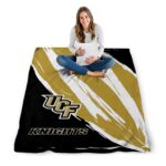 ucf knights brushstrokes gold white blanket best selling