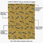 ucf knights diehard fans gold blanket best selling