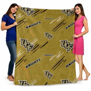 ucf knights fan spirit gold blanket fashion forward