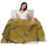 ucf knights fan spirit gold blanket best selling