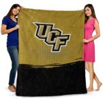 ucf knights gradient dots gold blanket best selling