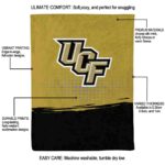 ucf knights gradient dots gold blanket best selling