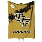 ucf knights grunge texture gold blanket best selling