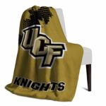 ucf knights grunge texture gold blanket best selling