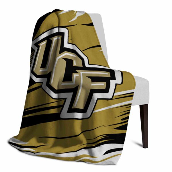 ucf knights paint streaks gold white blanket top rated