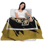 ucf knights splatter effect gold blanket best selling