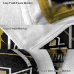 ucf knights splatter effect gold blanket best selling