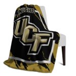 ucf knights splatter effect gold blanket best selling
