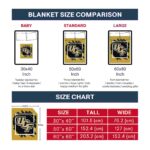 ucf knights splatter effect gold blanket best selling