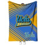 ucla bruins diagonal stripes blue blanket best selling