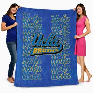 ucla bruins fan pride blue blanket fashion forward