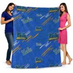 ucla bruins fan spirit blue blanket best selling