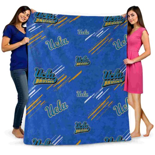 ucla bruins fan spirit blue blanket fashion forward