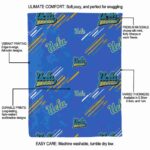 ucla bruins fan spirit blue blanket best selling