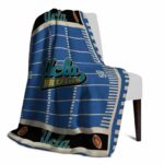ucla bruins football field blue blanket best selling