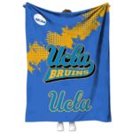 UCLA Bruins Grunge Texture Blue Blanket 1 ucla bruins grunge texture blue blanket best selling