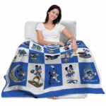 ucla bruins mickey minnie blue white blanket best selling