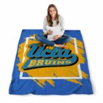 ucla bruins splatter effect blue blanket best selling