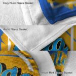 ucla bruins splatter effect blue blanket best selling