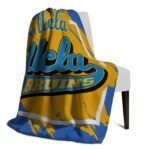 ucla bruins splatter effect blue blanket best selling